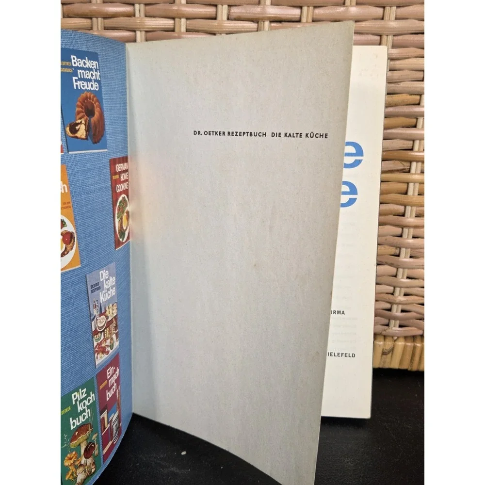 Vintage Dr. Oetker Rezeptbuch Die kalte Kuche Cookbook‎  1964